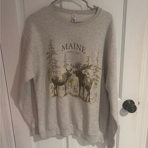 Gray Crewneck